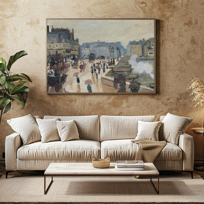 Capture the essence of urban life with this enchanting impressionist cityscape. The subtle play of for Family Room
