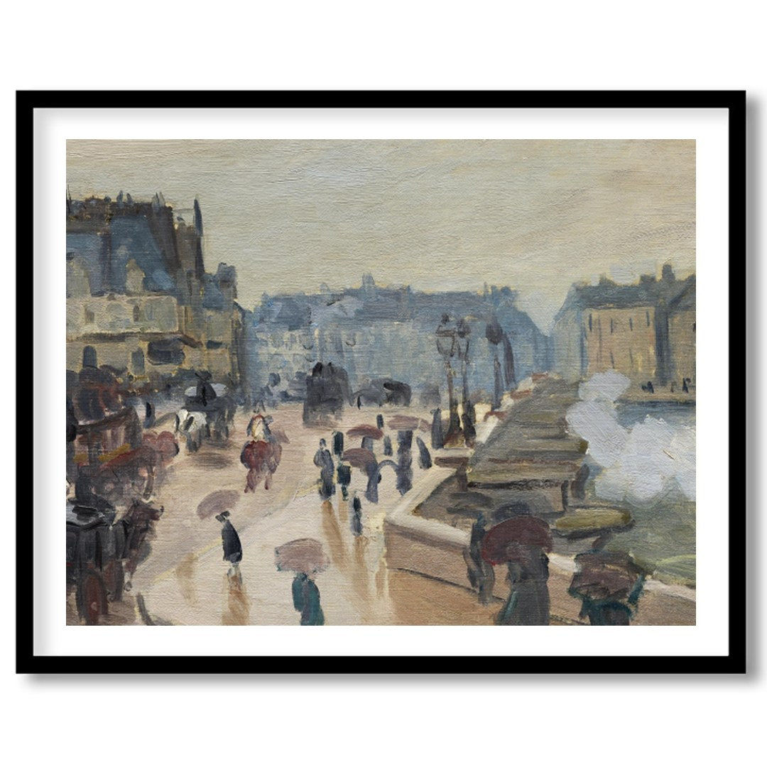 Capture the essence of urban life with this enchanting impressionist cityscape. The subtle play of for retreat