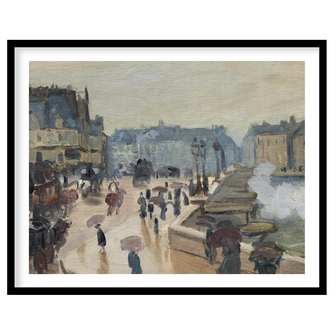 Capture the essence of urban life with this enchanting impressionist cityscape. The subtle play of for retreat