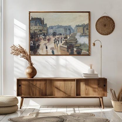 Capture the essence of urban life with this enchanting impressionist cityscape. The subtle play of for Sitting Area