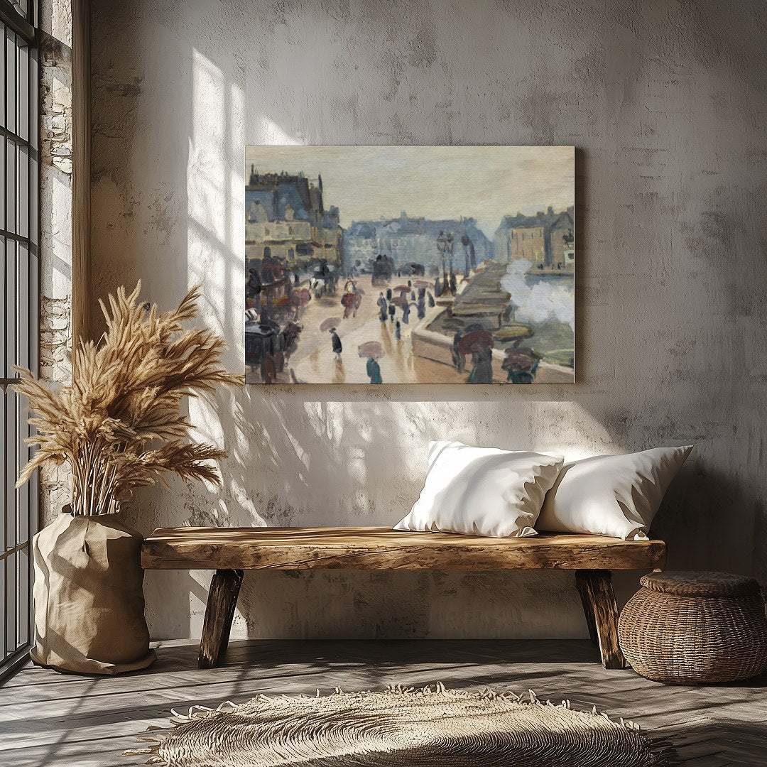 Capture the essence of urban life with this enchanting impressionist cityscape. The subtle play of for Veranda