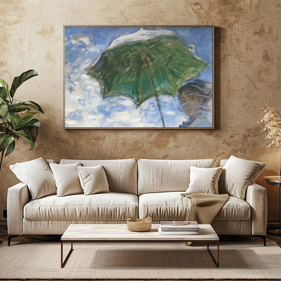 Capture the essence of a carefree afternoon with this evocative impressionist painting. Featuring a for Family Room