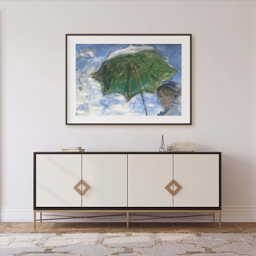 Capture the essence of a carefree afternoon with this evocative impressionist painting. Featuring a for Foyer