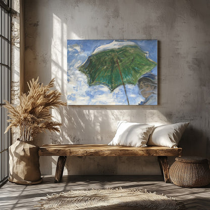 Capture the essence of a carefree afternoon with this evocative impressionist painting. Featuring a for Veranda