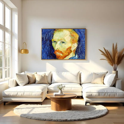 Dive into the vibrant allure of Impressionism with this compelling self-portrait. The artwork's for Living Room
