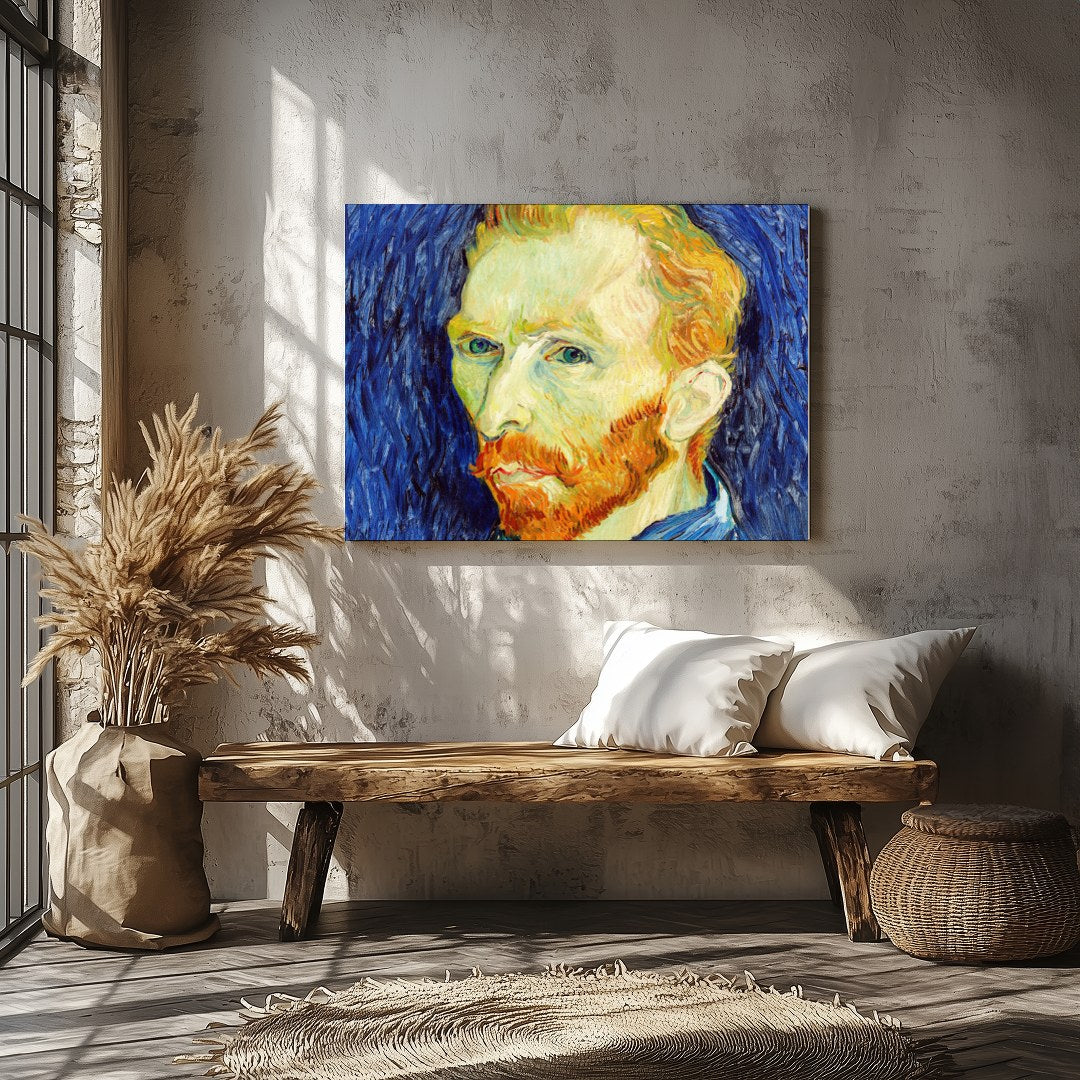 Dive into the vibrant allure of Impressionism with this compelling self-portrait. The artwork's for Veranda