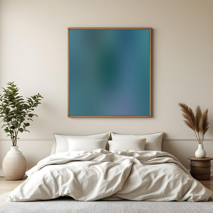 Immerse yourself in the tranquil hues of this sunset skyline, capturing the ethereal beauty of a for Bedroom