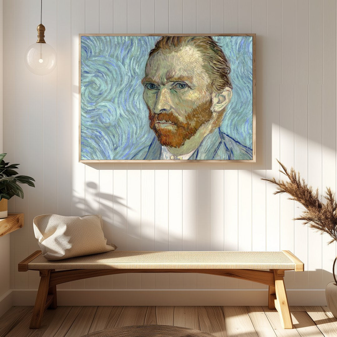 This captivating portrait draws you into its swirling background, reflecting the emotive spirit and for Hallway