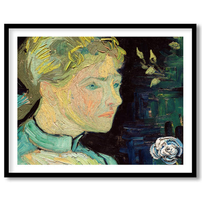 Immerse yourself in the captivating strokes of this impressionistic portrait, depicting a woman for abode