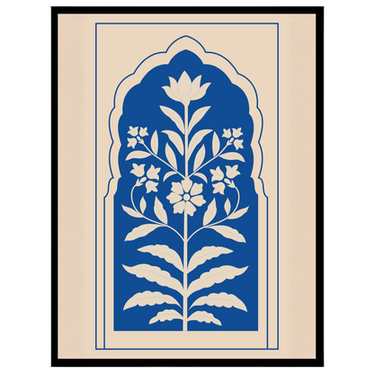 Experience the opulent beauty of Indo-Mughal artistry with this captivating wall art. Featuring a for decor