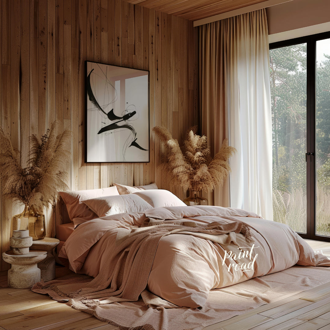 "Ink Flight" captures the dynamic energy of black ink strokes against a stark white background. The… for bedroom