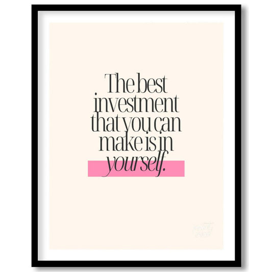 Invest in You Painting at Invest in You buy online at Paint Road featuring accent believe. and clean