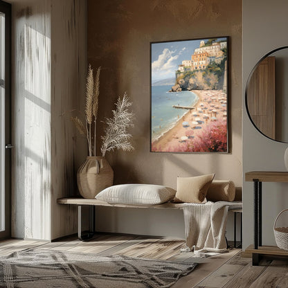 Capture the essence of Mediterranean charm with 'Italian Coastal Bliss.' This stunning artwork for abode