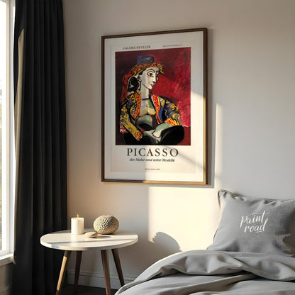 This poster advertises the “PICASSO der Maler und seine Modelle” (Picasso the Painter and his Model… for bedroom