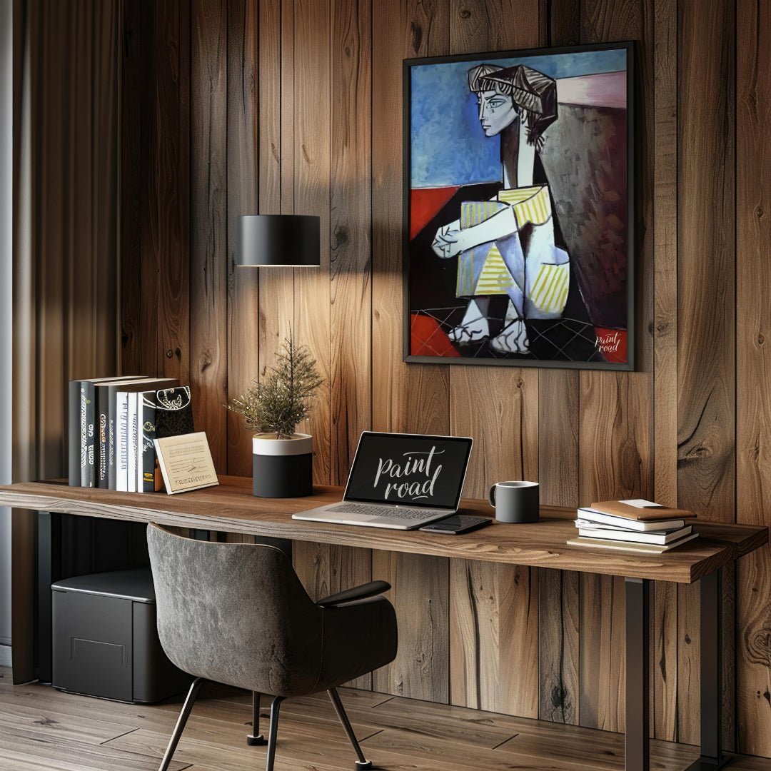 Jacqueline Kneeling Painting available online at Paintroad showing art collector art gallery and art history