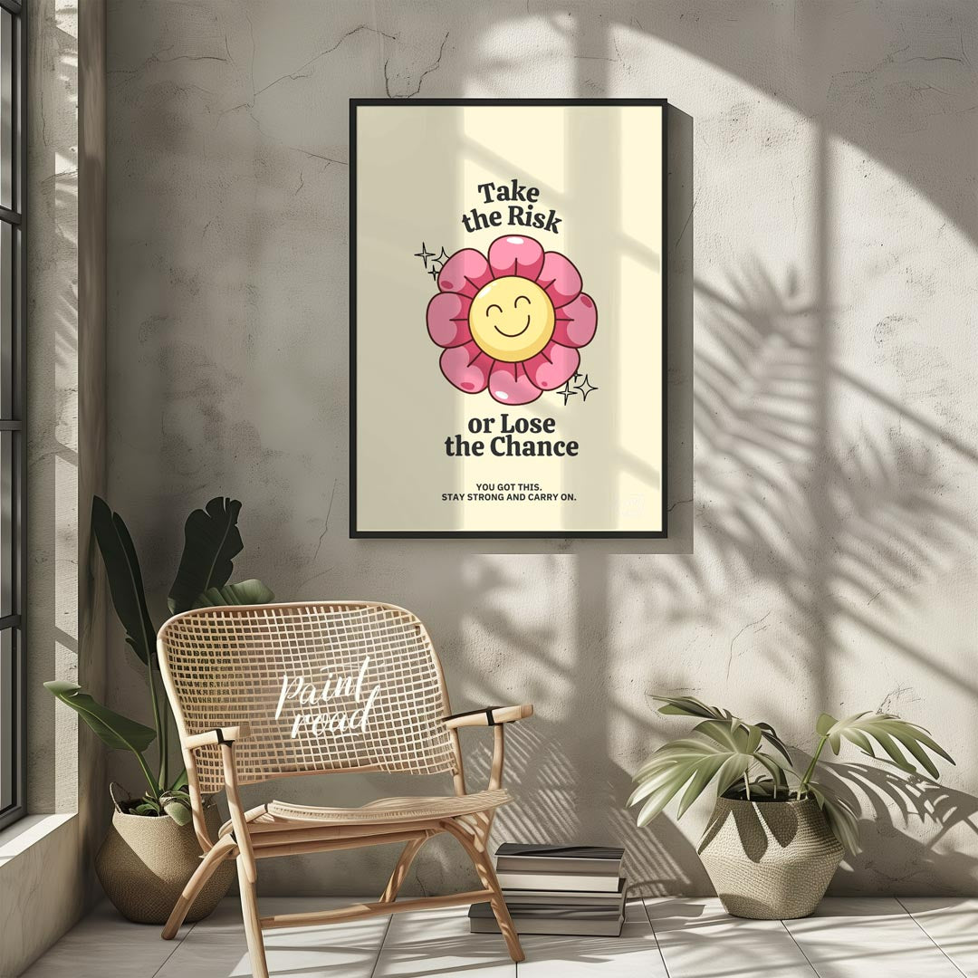 Brighten your day with this cheerful and vibrant motivational poster that reminds you to take a lea… for other