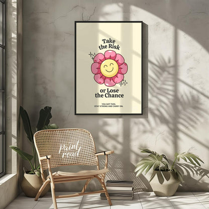 Brighten your day with this cheerful and vibrant motivational poster that reminds you to take a lea… for other