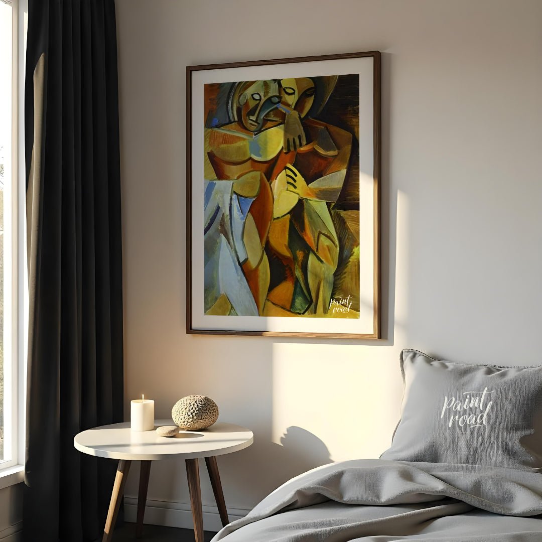 “Les Demoiselles d’Avignon,” painted by Pablo Picasso in 1907, is a monumental and revolutionary wo… for bedroom