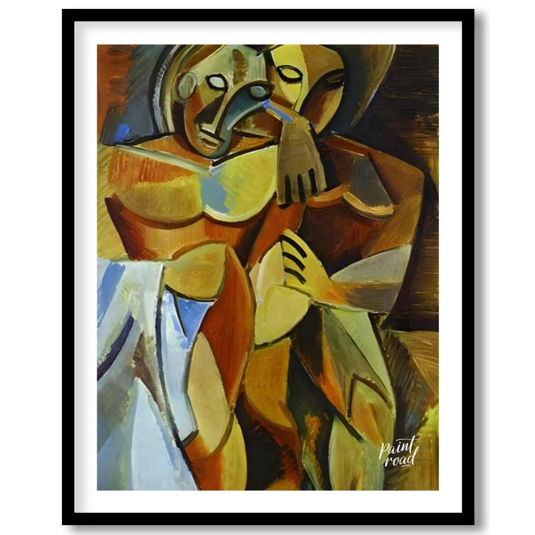 “Les Demoiselles d’Avignon,” painted by Pablo Picasso in 1907, is a monumental and revolutionary wo… for studio