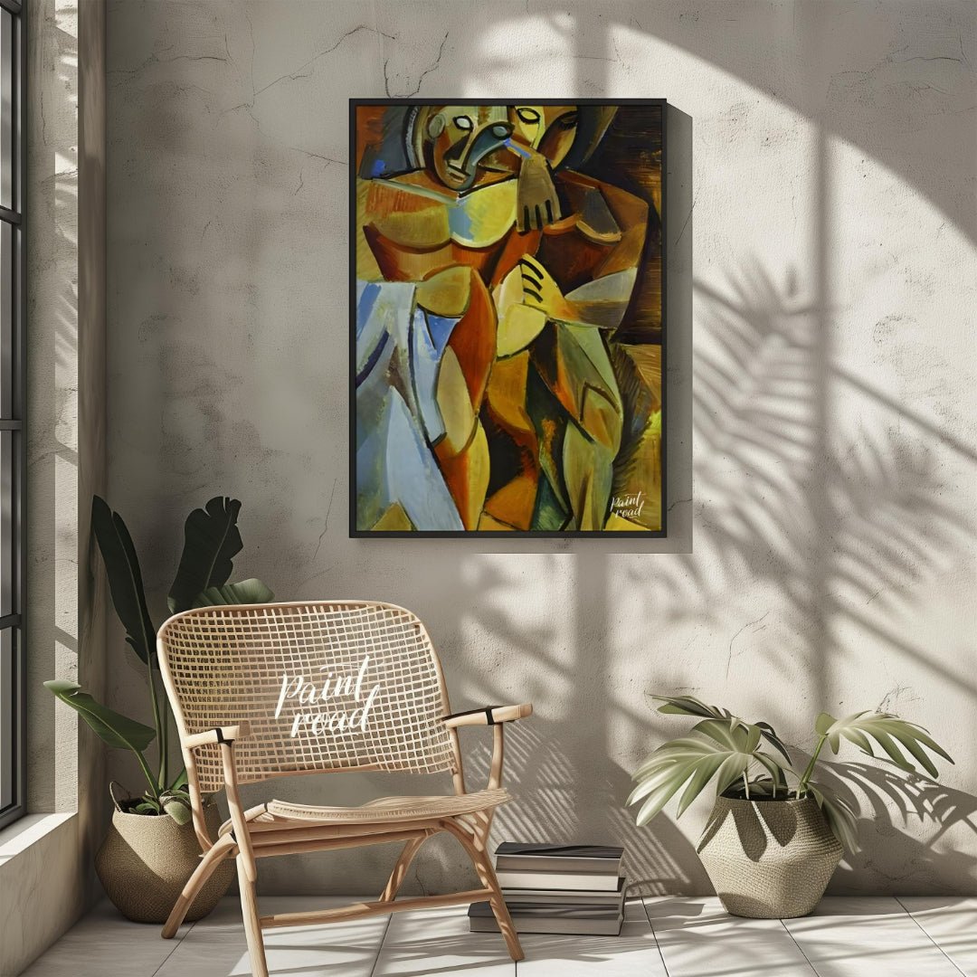 Les Demoiselles d’Avignon Painting available online at Paintroad showing 1907 art appreciation and art collector