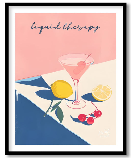 Liquid Therapy Painting available online at Paint Road for only Liquid Therapy showing aesthetic alcohol and art