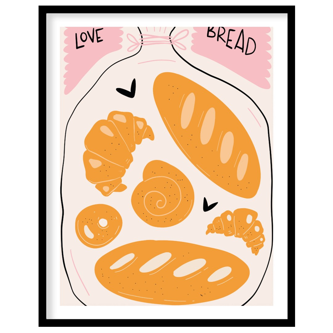 This charming and whimsical poster features a transparent bag filled with an assortment of freshly … for abode