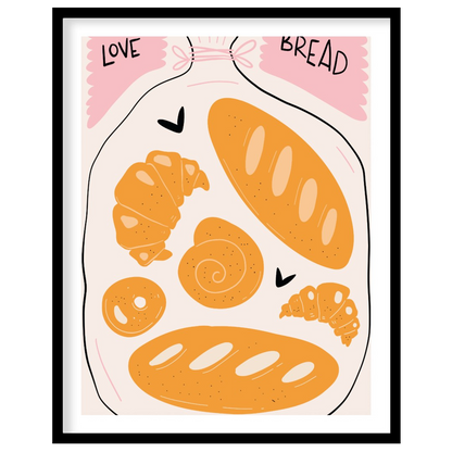 This charming and whimsical poster features a transparent bag filled with an assortment of freshly … for abode