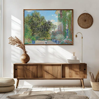 Step into a serene garden bathed in the warmth of sunlight with this exquisite piece. The for Sitting Area