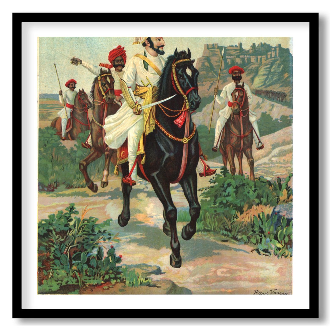 This captivating artwork depicts a noble cavalry leader poised with regal authority. The vibrant for sweet-home