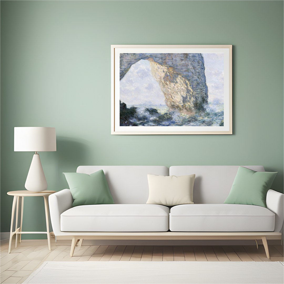 Transform your space with this exquisite seascape capturing the timeless beauty of a natural for Hall