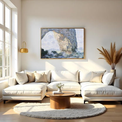 Transform your space with this exquisite seascape capturing the timeless beauty of a natural for Living Room