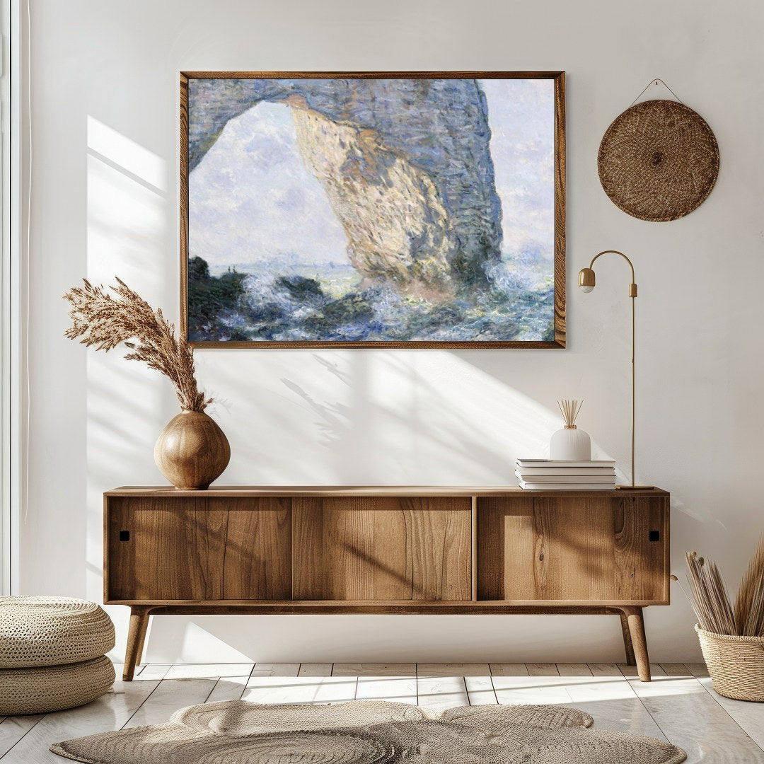 Transform your space with this exquisite seascape capturing the timeless beauty of a natural for Sitting Area