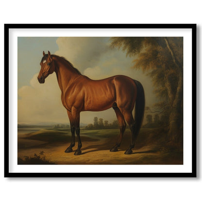 Embrace the timeless grace of this equine masterpiece, capturing the serene beauty and nobility of for bedroom