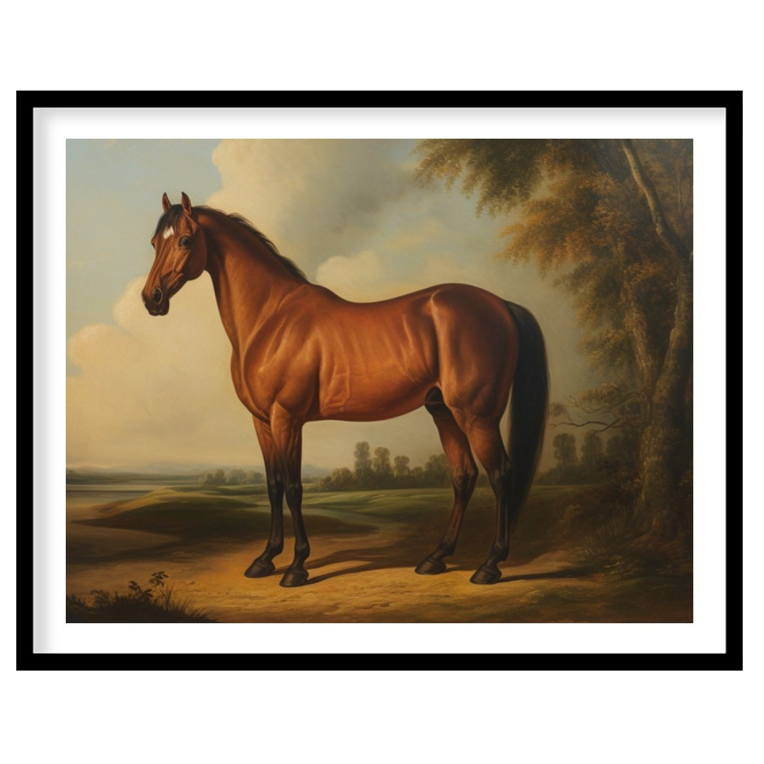 Embrace the timeless grace of this equine masterpiece, capturing the serene beauty and nobility of for bedroom