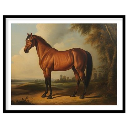 Embrace the timeless grace of this equine masterpiece, capturing the serene beauty and nobility of for bedroom