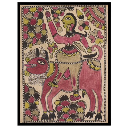 Immerse yourself in the spiritual majesty depicted in 'Majestic Essence,' where Lord Shiva rides for kitchen