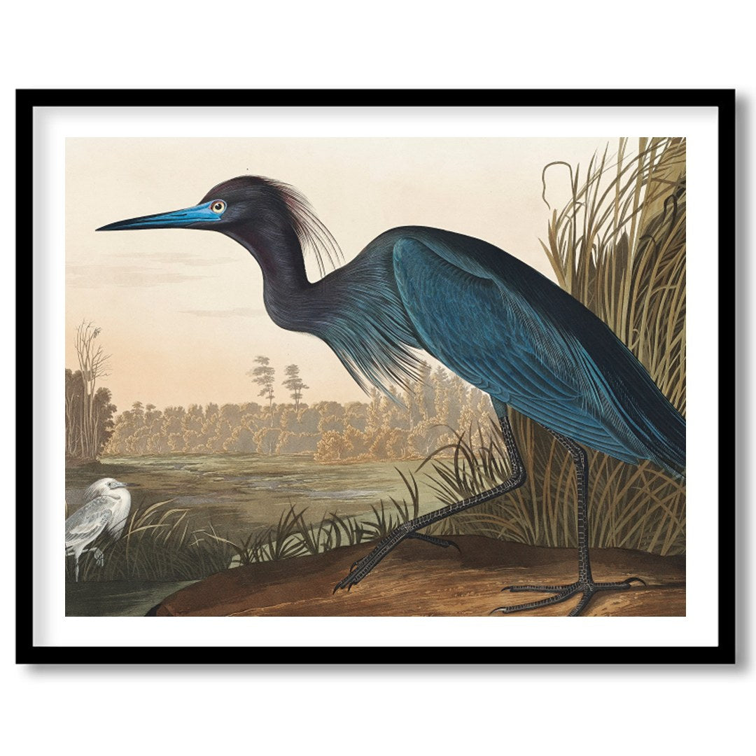 This exquisite piece captures the elegance of a heron posing amidst a tranquil wetland. Rich in for abode