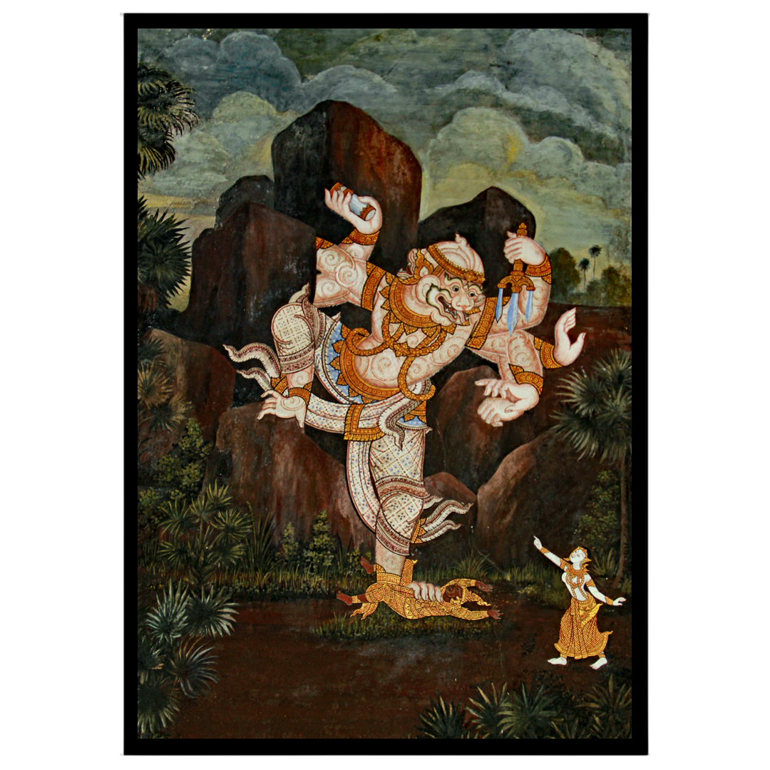 Immerse yourself in the divine storytelling of this breathtaking Hanuman piece, embodying the for loft