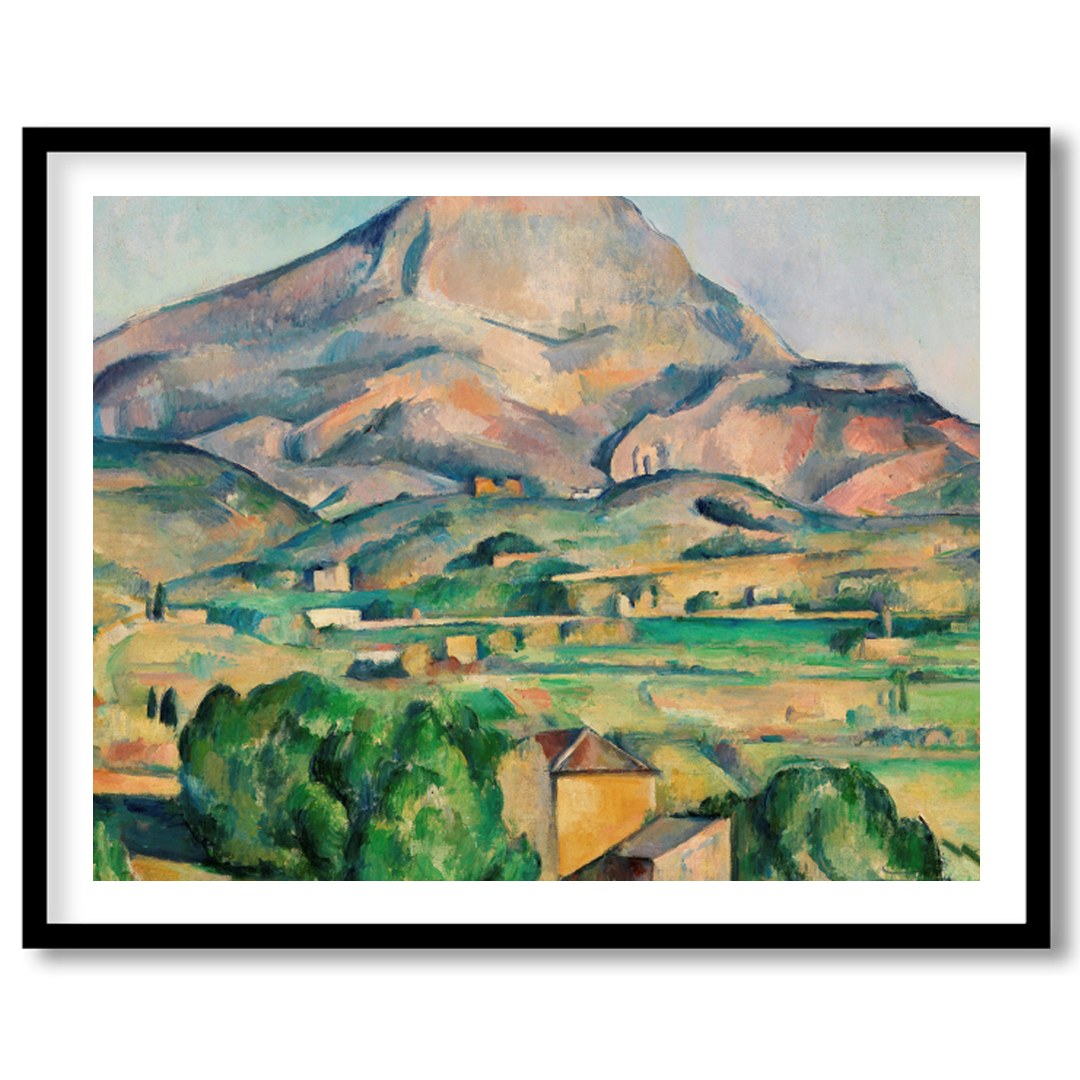 This breathtaking landscape portrays a serene mountain scene with vibrant brushstrokes that capture for nook