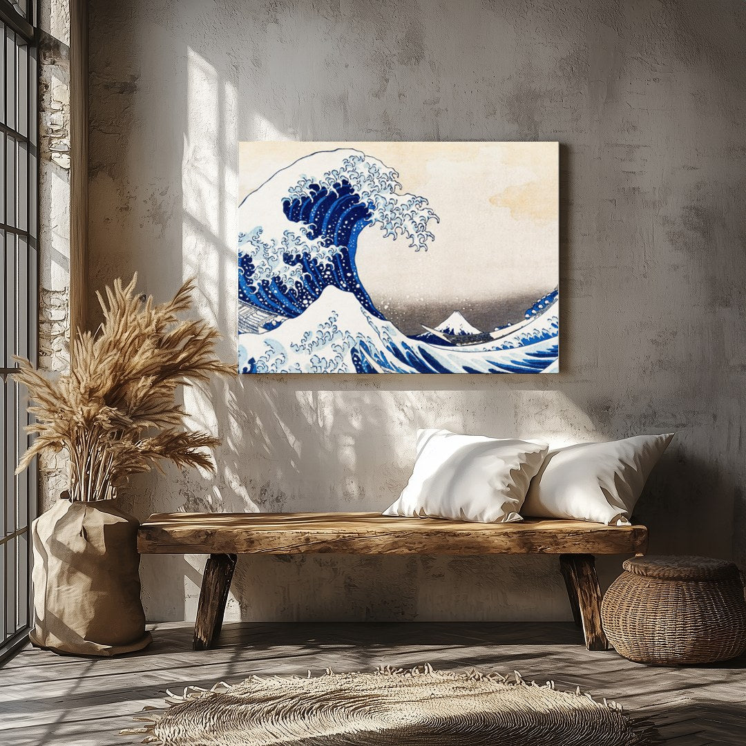 Dive into the power of nature with this breathtaking seascape artwork. The vibrant blues and for Veranda