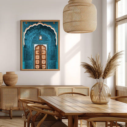 Immerse yourself in the captivating allure of a bygone era with this exquisite piece of wall art, for Extra Kitchen