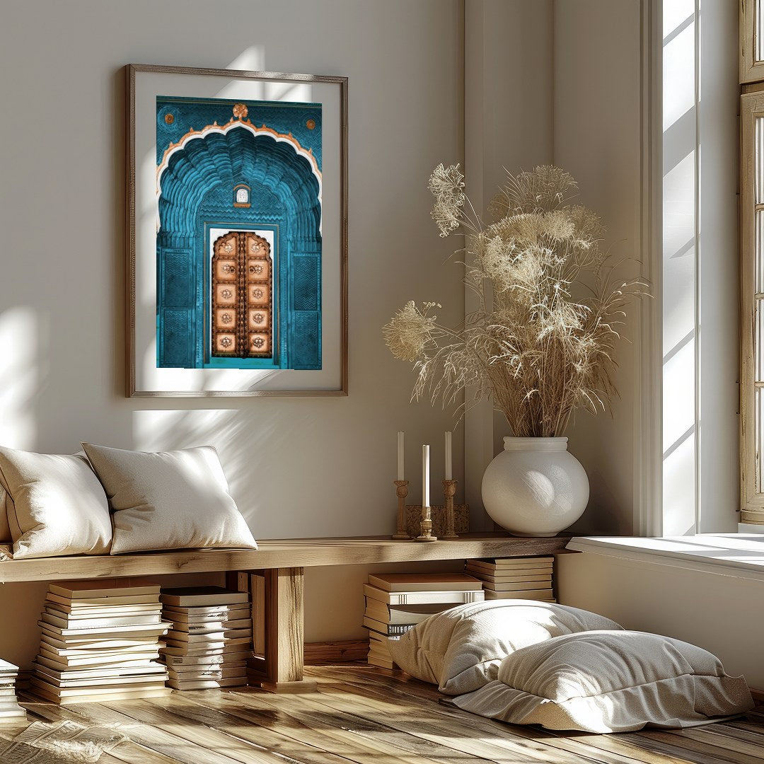 Immerse yourself in the captivating allure of a bygone era with this exquisite piece of wall art, for sweet-home