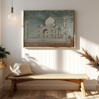 Capture the timeless beauty of the Taj Mahal with this exquisite artwork. The detailed rendering for Hallway
