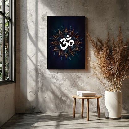 Immerse yourself in tranquility with this mesmerizing mandala design featuring an elegantly styled for Entrance