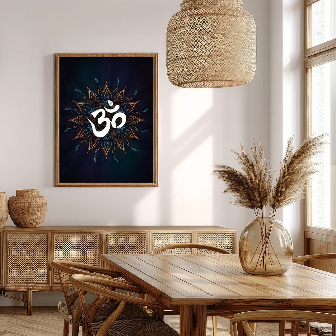 Immerse yourself in tranquility with this mesmerizing mandala design featuring an elegantly styled for Extra Kitchen
