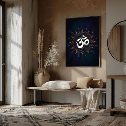 Immerse yourself in tranquility with this mesmerizing mandala design featuring an elegantly styled for lovely-house