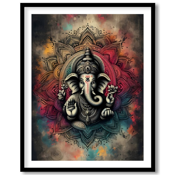 XL - 24"x36" / Canvas / Black