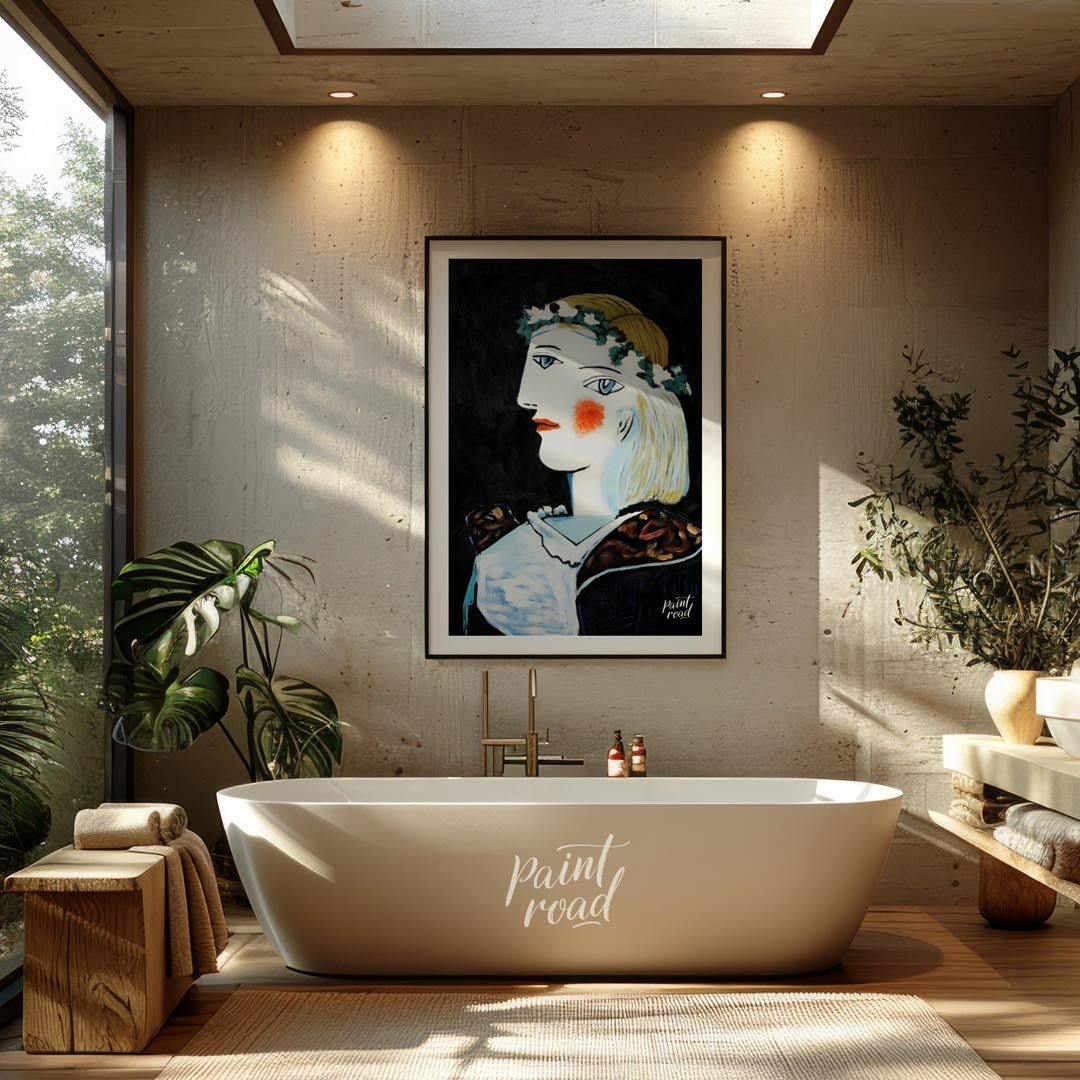 Marie - Thérèse with Garland Painting available online at Paintroad showing 1937 Abstract and Bedroom