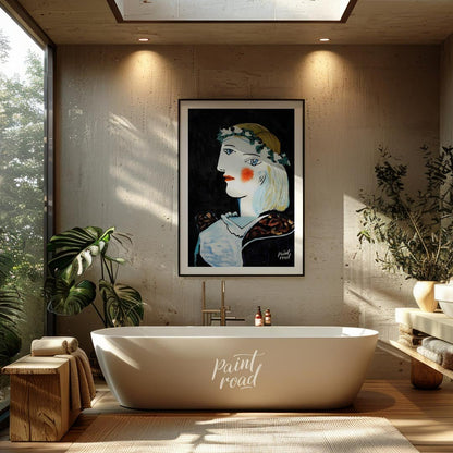 Marie - Thérèse with Garland Painting available online at Paintroad showing 1937 Abstract and Bedroom