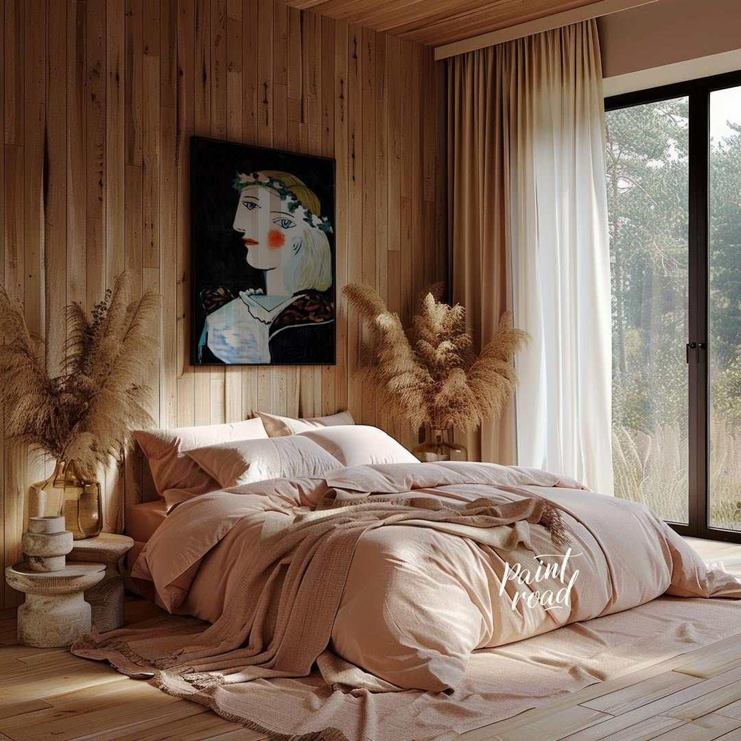 Marie - Thérèse with Garland Painting available online at Paintroad showing 1937 Abstract and Bedroom